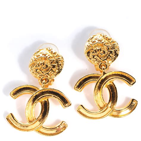 chanel classic drop earrings|chanel earrings the real.